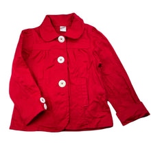 Load image into Gallery viewer, Girls AURORA, red stretch cotton lightweight jacket, EUC, size 6,  