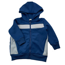Load image into Gallery viewer, Boys B Collection, blue zip up track top, EUC, size 3,  