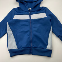 Load image into Gallery viewer, Boys B Collection, blue zip up track top, EUC, size 3,  