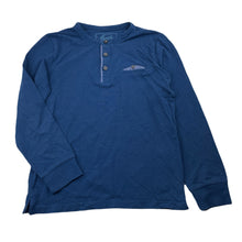 Load image into Gallery viewer, Boys Matalan, cotton long sleeve henley top, GUC, size 8-9,  