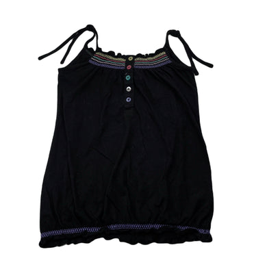 Girls Just Kids, black cotton summer top, GUC, size 12,  