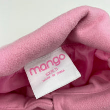 Load image into Gallery viewer, Girls Mango, lined pink jacket / coat, L: 51cm, marks lower front, FUC, size 5,  