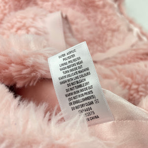 Girls Target, lined faux fur jacket, poppers, GUC, size 7,  