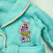 Load image into Gallery viewer, Girls Woolworths, fleece dressing gown / bath robe, L: 41cm, FUC, size 0,  
