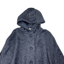 Load image into Gallery viewer, Girls H&amp;T, fleece lined hooded poncho jacket, EUC, size 7,  