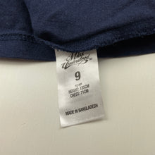 Load image into Gallery viewer, Girls Miss Understood, navy cotton long sleeve top, FUC, size 9,  