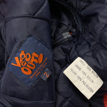 Load image into Gallery viewer, Boys Veg Out, navy &amp; orange jacket, detachable sleeves/hood, NEW, size 2,  