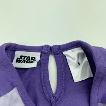 Load image into Gallery viewer, Girls Star Wars, Rey Skywalker long sleeve top, EUC, size 5,  