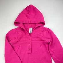 Load image into Gallery viewer, Girls H&amp;T, knitted hooded sweater dress, GUC, size 4, L: 55cm