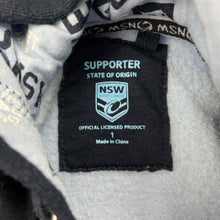 Load image into Gallery viewer, unisex State of Origin, NSW Blues fleece lined hoodie sweater, FUC, size 1,  