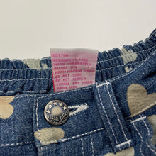 Load image into Gallery viewer, Girls Kids Stuff, denim skirt, elasticated, L: 34cm, FUC, size 5,  