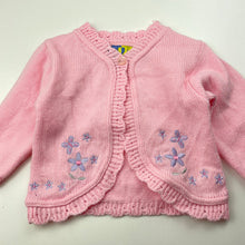 Load image into Gallery viewer, Girls Cute Tops, embroidered knitted cardigan, EUC, size 0,  