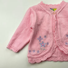 Load image into Gallery viewer, Girls Cute Tops, embroidered knitted cardigan, EUC, size 0,  