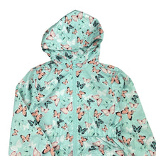 Load image into Gallery viewer, Girls H&amp;T, lightweight spray jacket, butterflies, EUC, size 6,  