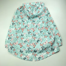 Load image into Gallery viewer, Girls H&amp;T, lightweight spray jacket, butterflies, EUC, size 6,  