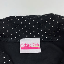 Load image into Gallery viewer, Girls Tickled Pink, black &amp; white spot lightweight jacket / top, EUC, size 6,  