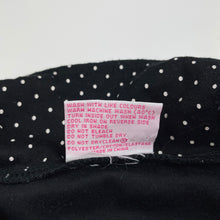 Load image into Gallery viewer, Girls Tickled Pink, black &amp; white spot lightweight jacket / top, EUC, size 6,  