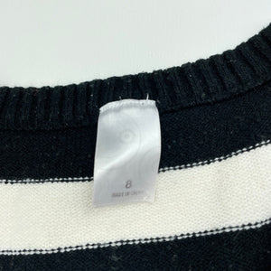 Girls Target, soft feel knitted sweater / jumper, FUC, size 8,  