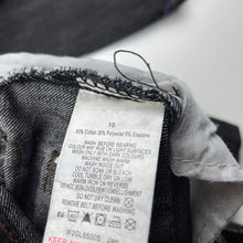 Load image into Gallery viewer, Girls Pumpkin Patch, black denim jeans, adjustable, Inside leg: 67cm, EUC, size 10,  
