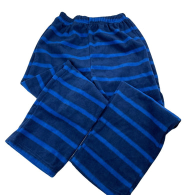 Boys blue, fleece pyjama pants, elasticated, Inside leg: 51cm, EUC, size 6,  