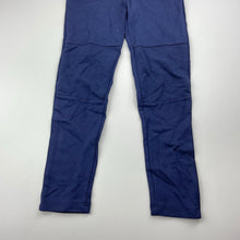 Load image into Gallery viewer, Girls Target, navy stretchy pants, elasticated, Inside leg: 45cm, EUC, size 5,  
