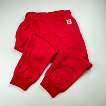 Load image into Gallery viewer, unisex NRL Supporter, St George Dragons fleece lined track pants, Inside leg: 42.5cm, EUC, size 4,  