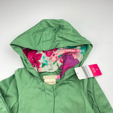 Load image into Gallery viewer, Girls Lily &amp; Dan, lightweight cotton jacket / coat, detachable hood, NEW, size 3,  