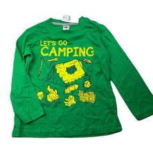 Load image into Gallery viewer, Boys H&amp;T, cotton long sleeve top, camping, NEW, size 4,  