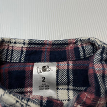 Load image into Gallery viewer, Boys H&amp;T, flannel cotton long sleeve shirt, EUC, size 2,  