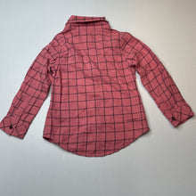 Load image into Gallery viewer, Girls H&amp;T, checked cotton long sleeve shirt, EUC, size 5,  