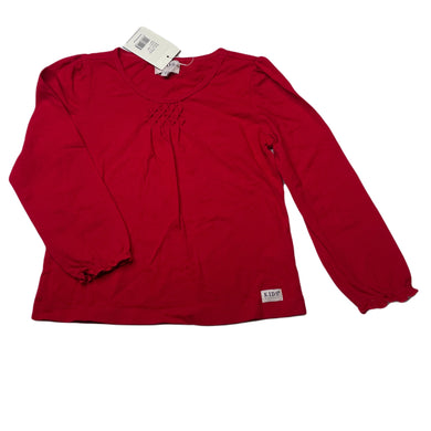 Girls KIDS avenue, red stretchy long sleeve top, NEW, size 7,  