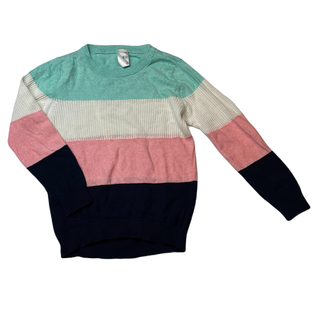 Girls Target, knitted cotton sweater / jumper, EUC, size 7,  