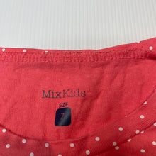 Load image into Gallery viewer, Girls Mix Kids, cotton long sleeve t-shirt / top, FUC, size 7,  
