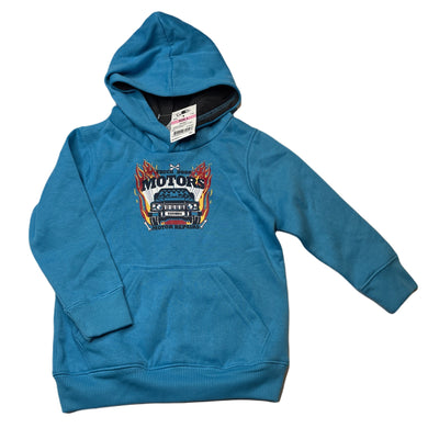 Boys H&T, blue fleece lined hoodie sweater, NEW, size 3,  