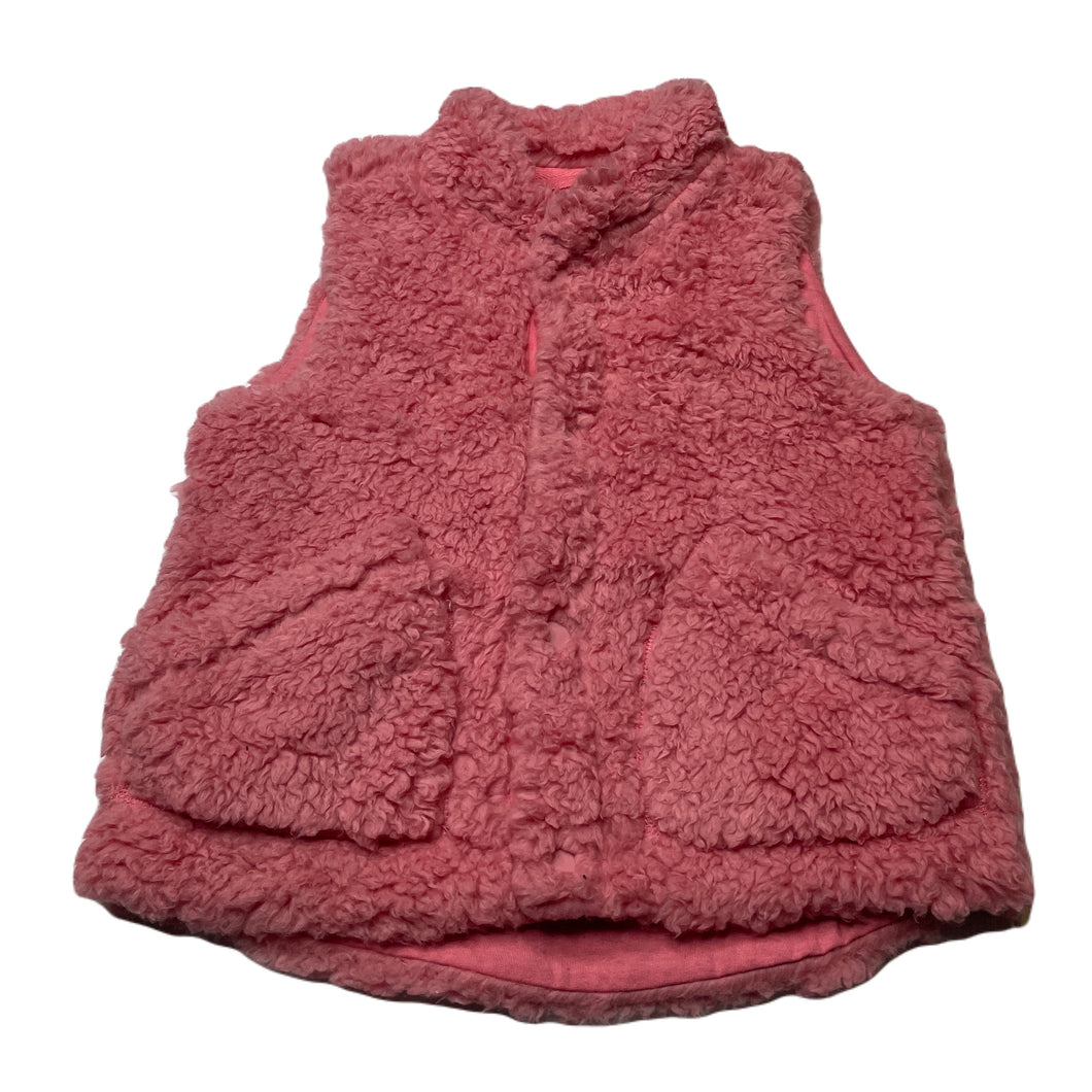 Girls Uniqlo, cotton lined fleece vest, EUC, size 3,  