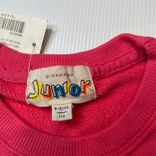 Load image into Gallery viewer, Girls GIORDANO JUNIOR, cotton lightweight sweater, NEW, size 5-6,  
