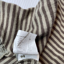 Load image into Gallery viewer, Girls Ikks, kahki stripe long sleeve top, NEW, size 10,  