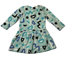 Load image into Gallery viewer, Girls Milk &amp; Masuki, organic cotton romper dress, light mark front skirt, FUC, size 00, L: 40cm