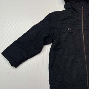 Boys Esprit, navy cotton lined jacket / coat, EUC, size 3,  