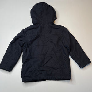 Boys Esprit, navy cotton lined jacket / coat, EUC, size 3,  
