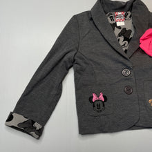 Load image into Gallery viewer, Girls Disney, Minnie Mouse cotton lined lightweight jacket, GUC, size 3,  