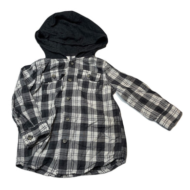 Boys Dymples, lightweight cotton hooded shirt, EUC, size 2,  