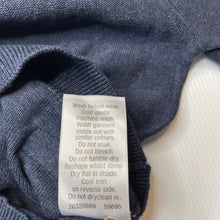 Load image into Gallery viewer, Boys Lily &amp; Dan, blue knitted cotton sweater / jumper, NEW, size 3-4,  