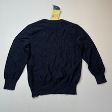Load image into Gallery viewer, Boys Lily &amp; Dan, blue knitted cotton sweater / jumper, NEW, size 3-4,  