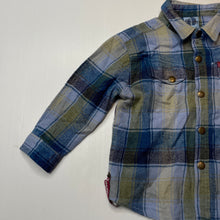 Load image into Gallery viewer, Boys Hang Ten, checked long sleeve shirt, poppers, GUC, size 4,  