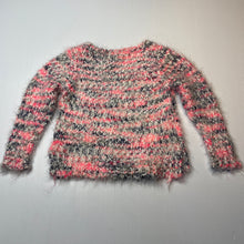 Load image into Gallery viewer, Girls Eve&#39;s Sister, fluffy knitted sweater / jumper, EUC, size 3,  