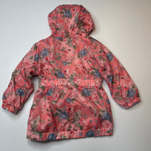 Load image into Gallery viewer, Girls Target, fleece lined floral spray jacket, GUC, size 3,  