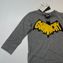 Load image into Gallery viewer, unisex Cotton On, Batman cotton long sleeve top, NEW, size 3,  