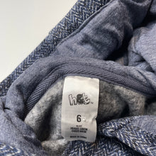 Load image into Gallery viewer, Girls H&amp;T, fleece lined hooded poncho jacket, EUC, size 6,  