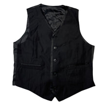 Load image into Gallery viewer, Boys SCUZZATTI, black suit/formal waistcoat/vest, EUC, size 10,  